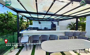 4 Bedroom Fully Furnished Executive House with Infinity Pool for Sale inside Clark Freeport Zone Mabalacat Pampanga