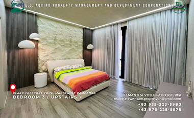 4 Bedroom Fully Furnished Executive House with Infinity Pool for Sale inside Clark Freeport Zone Mabalacat Pampanga