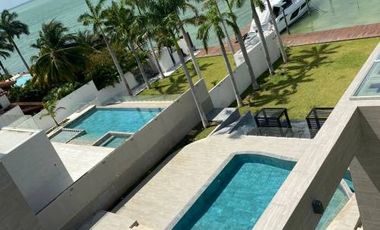 RESIDENCIA EN VENTA EN CANCUN F-2173, 4 REC. ISLA DORADA 6,500,000 USD