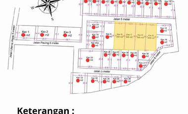 tanah view laut lingkungan villa dekat hotel bintang 5 cocok buat villa