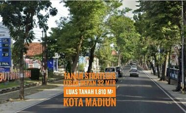 (L) Dijual, Tanah Pekarangan LD 32 mtr, Jl. Mayjen Panjaitan KOTA MADIUN, Mantapp