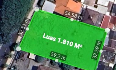 (L) Dijual, Tanah Pekarangan LD 32 mtr, Jl. Mayjen Panjaitan KOTA MADIUN, Mantapp