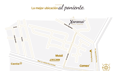 Terrenos en Xaramá Residencial al poniente de la ciudad