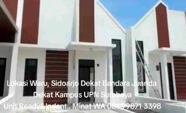 Rumah Gress Ready Unit Start 600Jt The Oso di Waru Sidoarjo mepet Bandara&Dekat Merr jg UPN