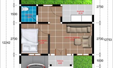 Rumah Murah DP Ringan Di Sleman Utara, KPR Bantu Hingga ACC Bank