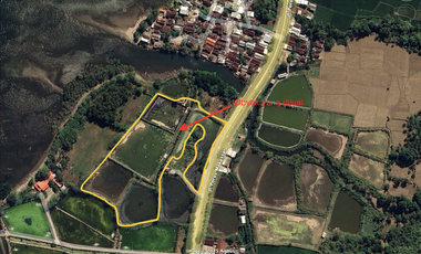 Tanah Tambak Produktif di Pinggir Jalan Nasional Lokasi Strategis dekat Kota Pare-Pare