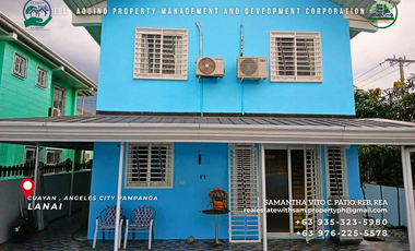 3 Bedroom Fully Furnished House with Pool for Rent at Timog Residences Angeles City Pampanga