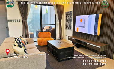 3 Bedroom Fully Furnished 2-Storey House with Roof Deck for Sale in Town and Country Homes, Angeles City - San Fernando Pampanga