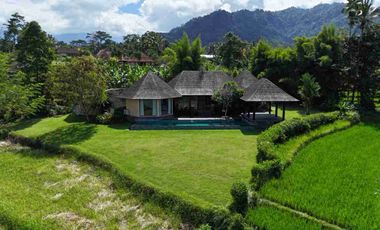 a daily Villa for Sale at Tebola Sidemen Traditional Village Karangasem Bali