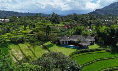 a daily Villa for Sale at Tebola Sidemen Traditional Village Karangasem Bali
