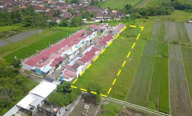tanah luas bisa untuk perumahan di klaten dekat tol