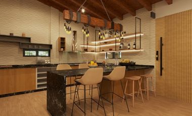 Lago I Residencia de un Nivel, Nueva, Amueblada y Equipada, con Alberca, Jardín y Terraza.