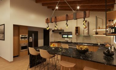 Lago I Residencia de un Nivel, Nueva, Amueblada y Equipada, con Alberca, Jardín y Terraza.