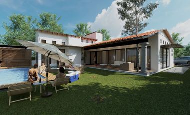 Lago I Residencia de un Nivel, Nueva, Amueblada y Equipada, con Alberca, Jardín y Terraza.