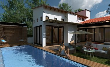 Lago I Residencia de un Nivel, Nueva, Amueblada y Equipada, con Alberca, Jardín y Terraza.