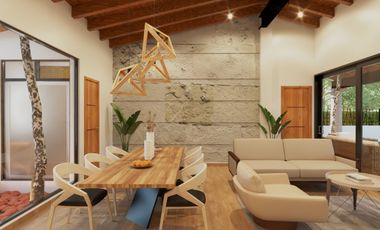 Lago I Residencia de un Nivel, Nueva, Amueblada y Equipada, con Alberca, Jardín y Terraza.