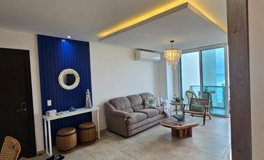 En venta departamento totalmente amoblado en Punta Blanca, Condominio almar, Ruta del Spondylus, Santa Elena