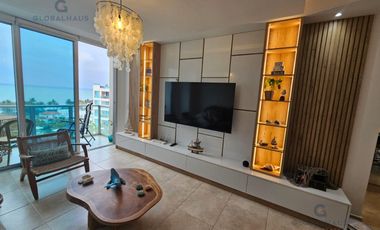 En venta departamento totalmente amoblado en Punta Blanca, Condominio almar, Ruta del Spondylus, Santa Elena