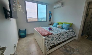 En venta departamento totalmente amoblado en Punta Blanca, Condominio almar, Ruta del Spondylus, Santa Elena