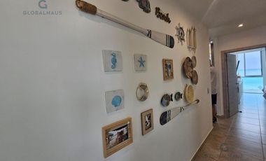 En venta departamento totalmente amoblado en Punta Blanca, Condominio almar, Ruta del Spondylus, Santa Elena