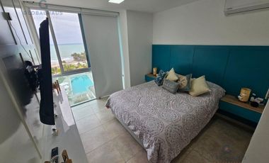 En venta departamento totalmente amoblado en Punta Blanca, Condominio almar, Ruta del Spondylus, Santa Elena
