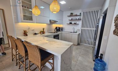 En venta departamento totalmente amoblado en Punta Blanca, Condominio almar, Ruta del Spondylus, Santa Elena