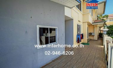 Two-story detached house, 70 sq.wa., located on Soi Ratchamankha 9, Phetkasem Road, Ratchamankha Road, Mueang Nakhon Pathom, Nakhon Pathom.