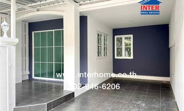 Two-story townhome, 18 sq.wa., Busarin Village, Khlong 2, Rangsit-Nakhon Nayok Road, Lam Luk Ka, Pathum Thani.