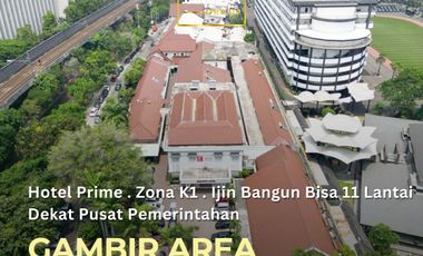 Prime Large-Scale Hotel Asset for Sale in Gambir, Central Jakarta