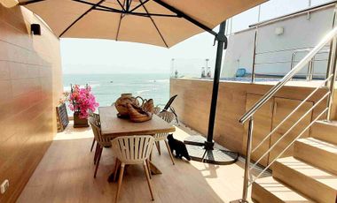 VENDO LINDO DPTO. DUPLEX  EN MLCON. CENTRAL PUNTA HERMOSA FRENTE AL MAR CON PISCINA