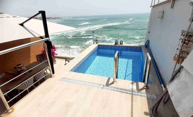 VENDO LINDO DPTO. DUPLEX  EN MLCON. CENTRAL PUNTA HERMOSA FRENTE AL MAR CON PISCINA