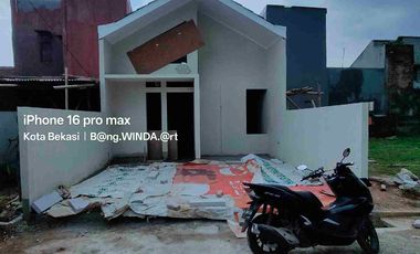 on progres pembangunan rumah cluster murah di Ciketing tugu asem mustika jaya Bekasi kota