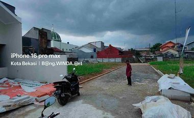 on progres pembangunan rumah cluster murah di Ciketing tugu asem mustika jaya Bekasi kota