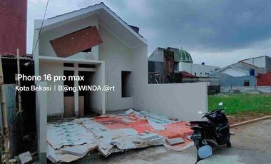 on progres pembangunan rumah cluster murah di Ciketing tugu asem mustika jaya Bekasi kota