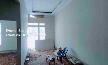 on progres pembangunan rumah cluster murah di Ciketing tugu asem mustika jaya Bekasi kota