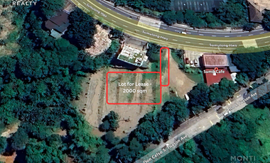 Sumulong Highway Overlooking Lot for Lease 2000sqm