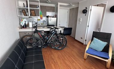 Arriendo departamento amoblado, sector norte.