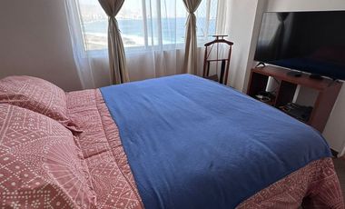 Arriendo departamento amoblado, sector norte.