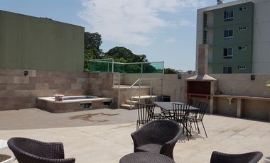 ¡Alquilo! Planta Baja 2 Dormitorios Moderno Departamento Norte Guayaquil Seguridad!