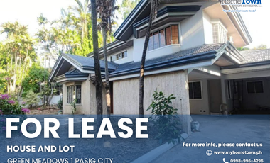 GREEN MEADOWS HOUSE AND LOT FOR LEASE