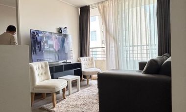 ARRIENDA DEPARTAMENTO AMOBLADO, 2D 2B 1B 59MTS2 SANTIAGO