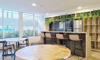 ARRIENDA DEPARTAMENTO AMOBLADO, 2D 2B 1B 59MTS2 SANTIAGO