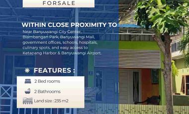 DIJUAL RUMAH – LOKASI STRATEGIS
Perum Residens Laguna, Jl. Yos Sudarso (depan Illira Hotel)