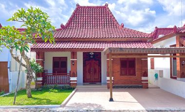 DISKON 50 JT! Rumah Joglo 400 Jutaan, Free Desain Ruang, SHM di Prambanan!