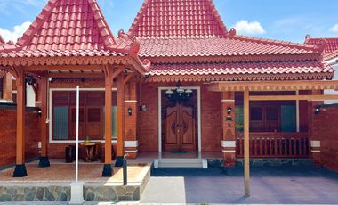 DISKON 50 JT! Rumah Joglo 400 Jutaan, Free Desain Ruang, SHM di Prambanan!