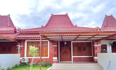 DISKON 50 JT! Rumah Joglo 400 Jutaan, Free Desain Ruang, SHM di Prambanan!