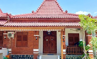 DISKON 50 JT! Rumah Joglo 400 Jutaan, Free Desain Ruang, SHM di Prambanan!