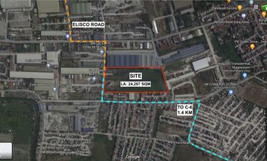 24,267sqm Industrial Lot for Lease in Elisco Road, Tipas, Taguig