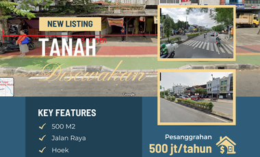 Sewa Tanah 500 m2 JALAN UTAMA di Pesanggrahan Raya SUPER GOOD TRAFFIC ! Cocok untuk resto dan komersil!