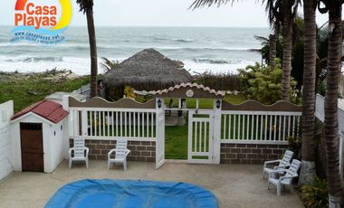 Casa Frente Al Mar en Playas de Venta, Via a Data Posorja